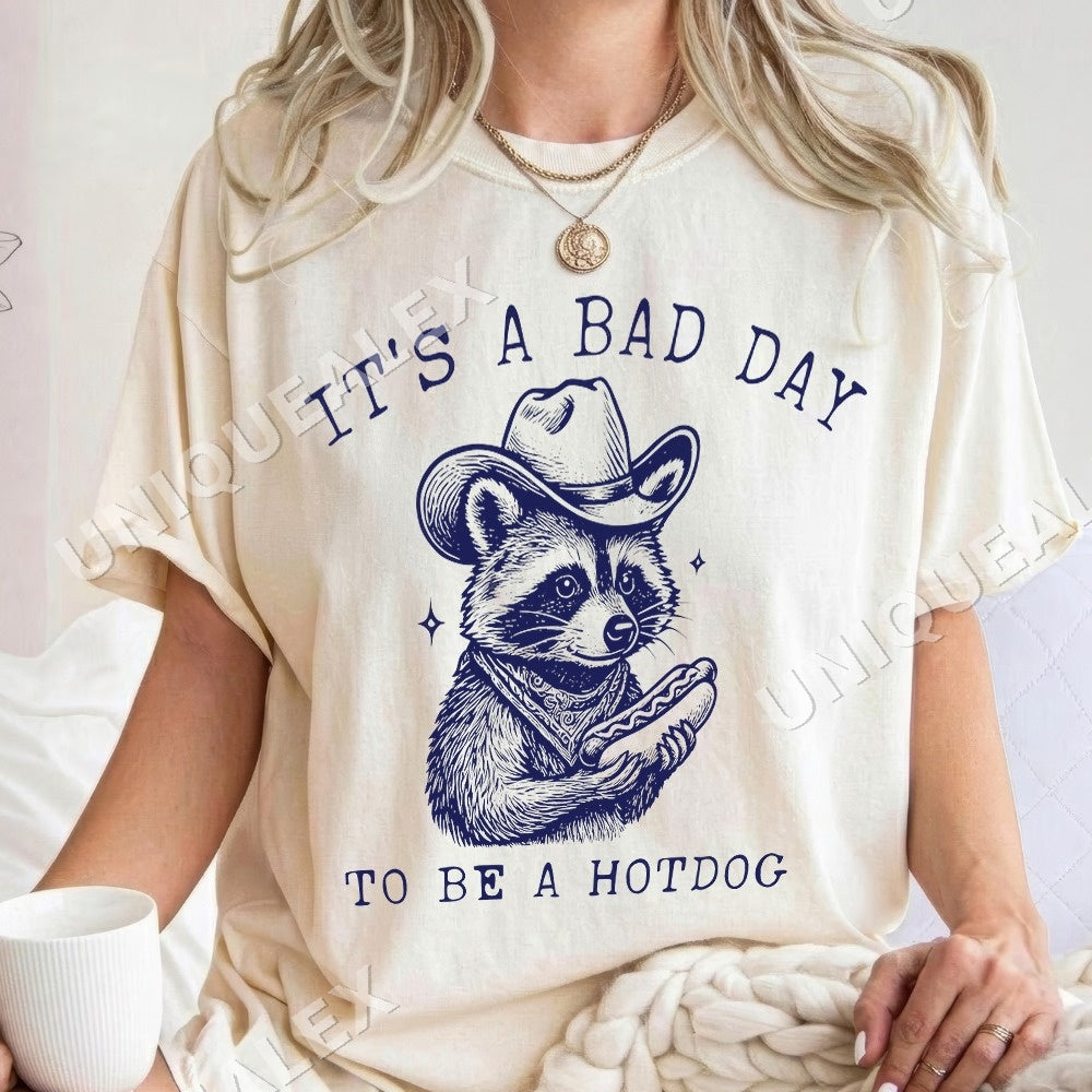 Its A Bad Day To Be A Hotdog Shirt - Gildan Unisex Tee