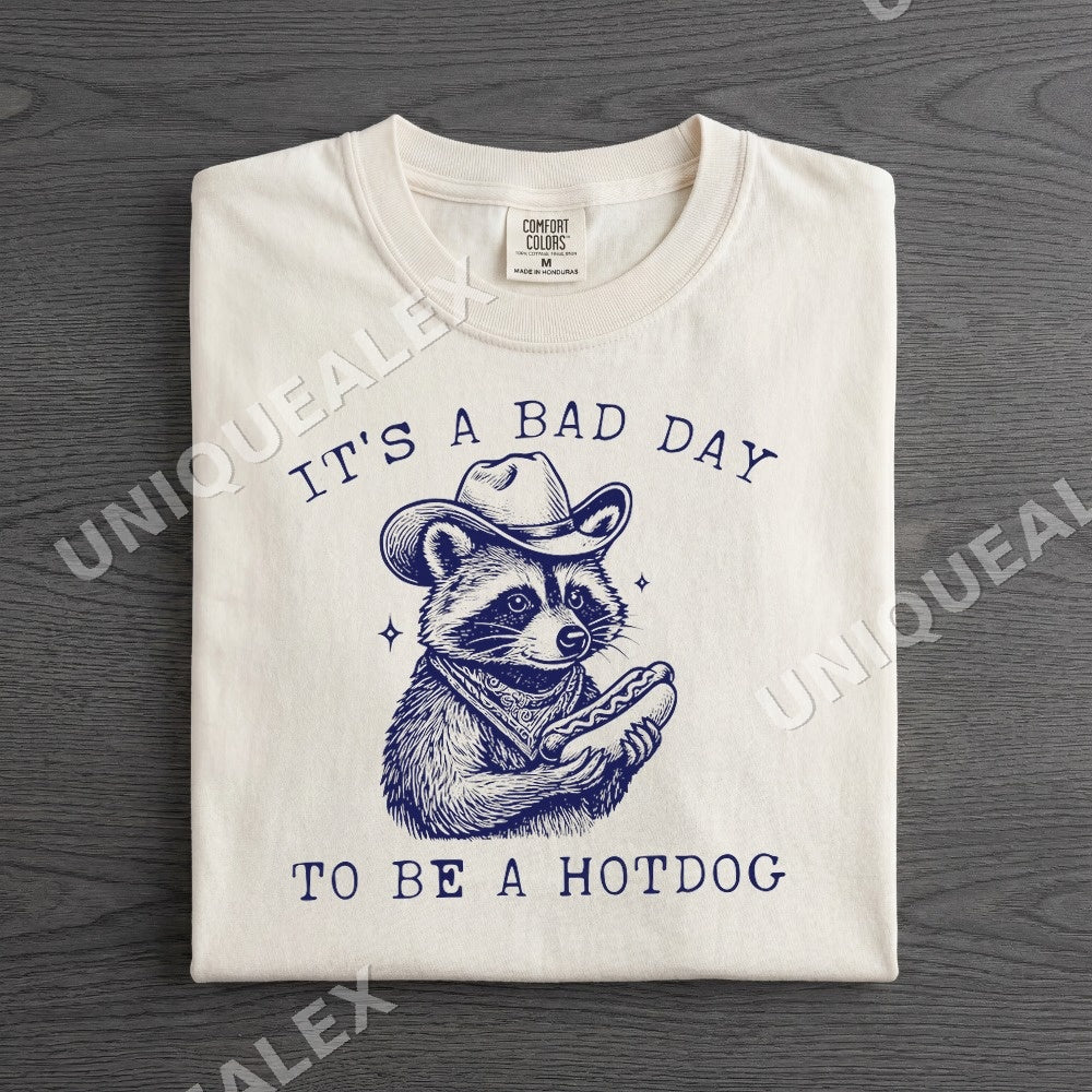 Its A Bad Day To Be A Hotdog Shirt - Gildan Unisex Tee