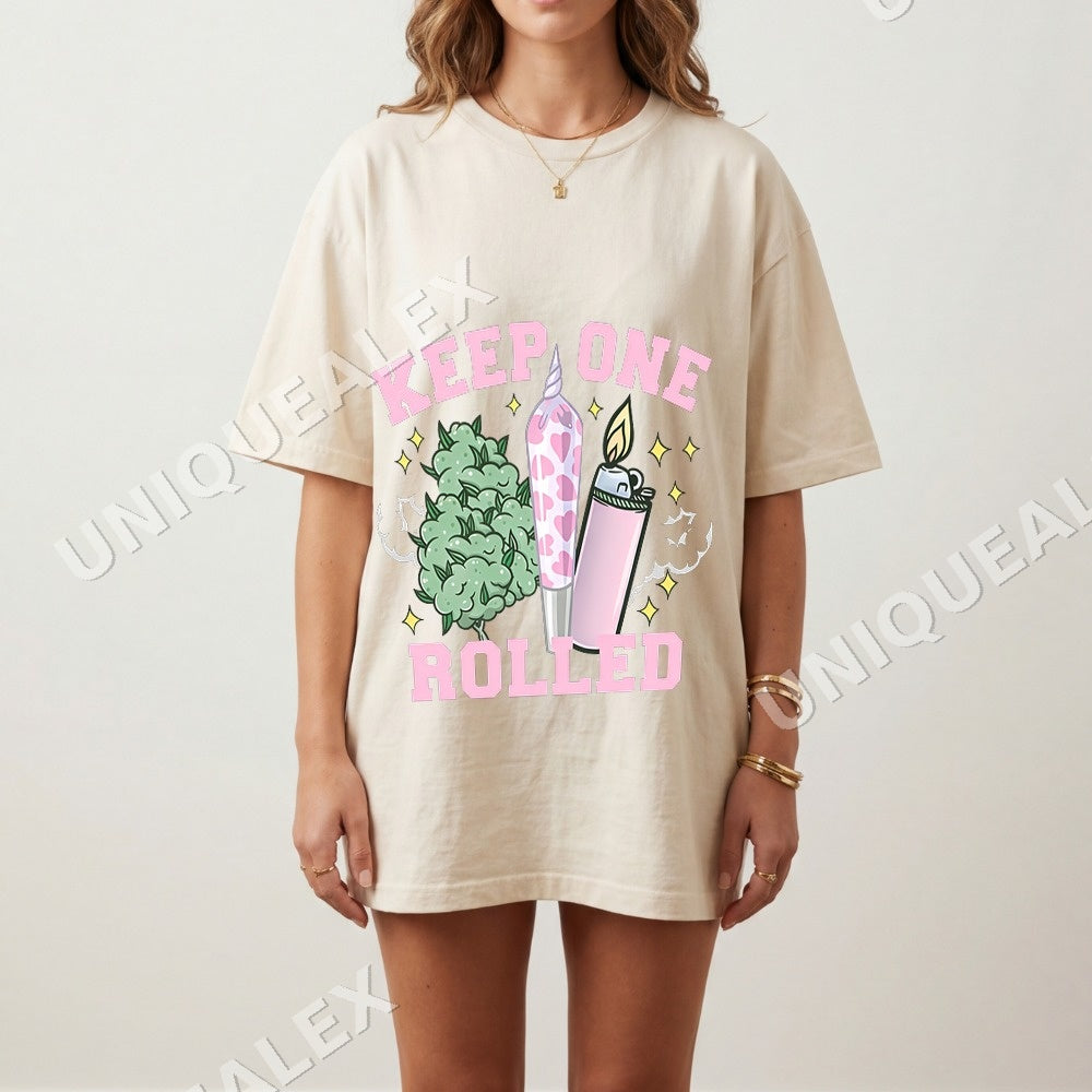 Keep One Rolled Y2k Coquette PNG, Pink Bow Cannabis Digital Download
