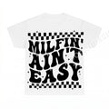 Milfin' Ain't Easy PNG, Checkerboard Stars Mama Design, Digital Download