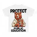 Protect Public Education Bear Teacher PNG, Boho Teacher Life Digital Download, Instant Download