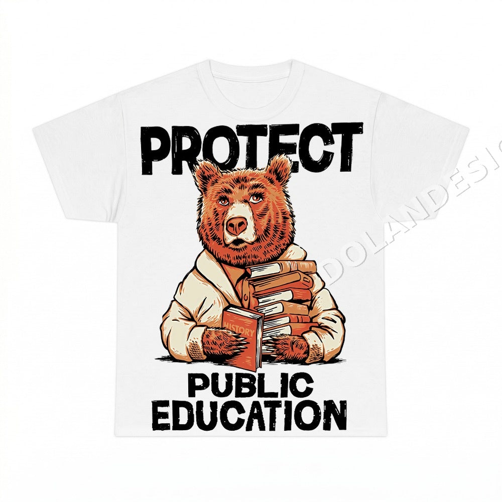 Protect Public Education Bear Teacher PNG, Boho Teacher Life Digital Download, Instant Download