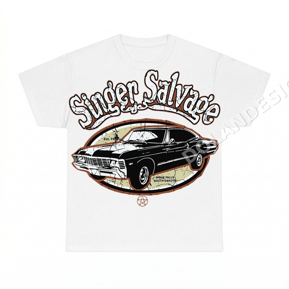 Singer Salvage Tv Show PNG, Vintage Car Digital Download