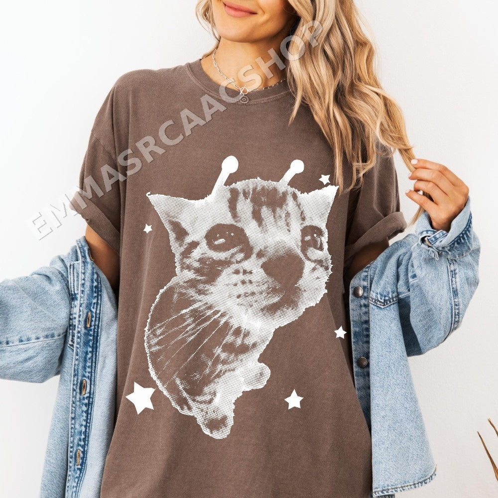 Space Cat Shirt - Gildan Unisex Tee
