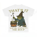 Thats It Youre Going In The Soup Frog Wizard PNG, Halloween Gothic Digital Download, Spooky Cauldron Art