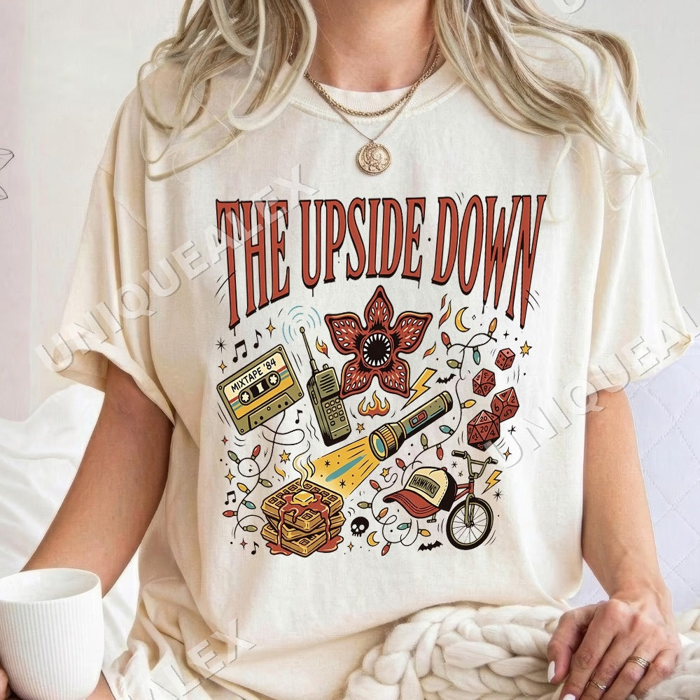 The Upside Down PNG, Retro Tv Show Sublimation Digital Download