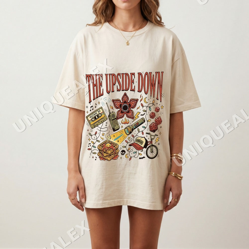 The Upside Down PNG, Retro Tv Show Sublimation Digital Download