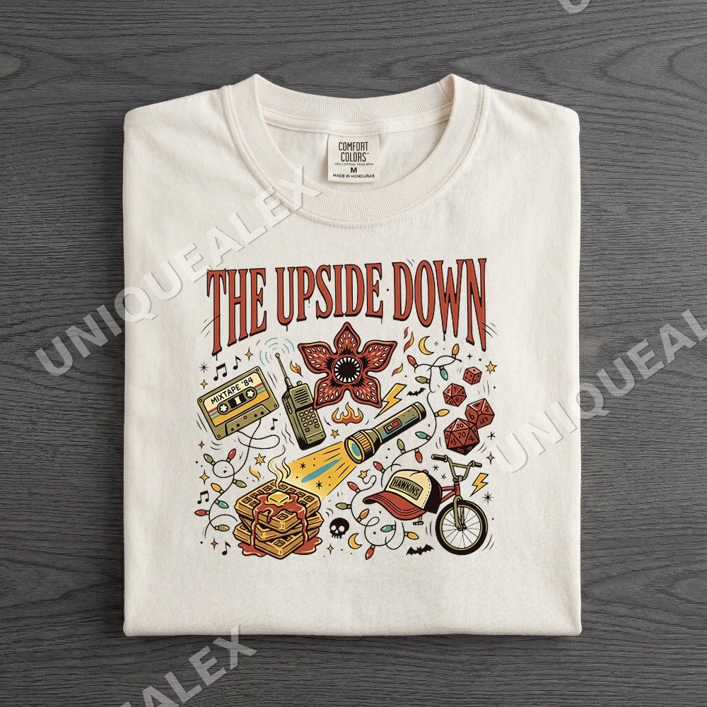 The Upside Down PNG, Retro Tv Show Sublimation Digital Download