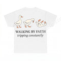 Walking By Faith Tripping Constantly Shirt - Gildan Unisex Tee