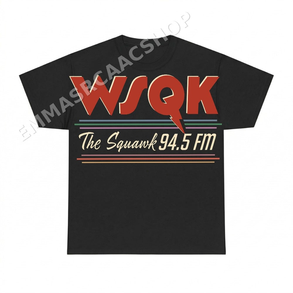 Wsqk The Squawk 94.5 Fm PNG, Retro Radio Station Sublimation Digital Download