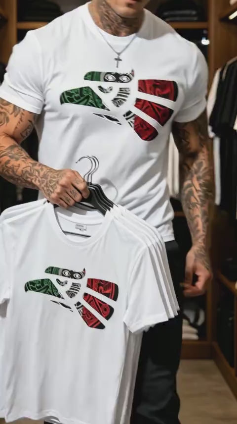 Mexico Eagle Pride Shirt, Mexican Flag Aztec Tribal Eagle Tattoo Tee, Latino Heritage Gift for Men, Viva Mexico, Gildan Unisex T-Shirt Sweatshirt Hoodie