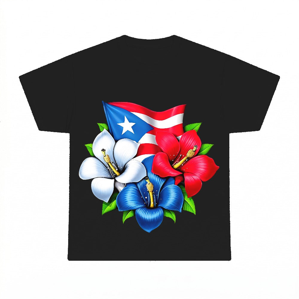 Puerto Rico Flowers Boricua PNG, Puerto Rican Flag Flor de Maga Sublimation Design, Digital Download, Instant Download