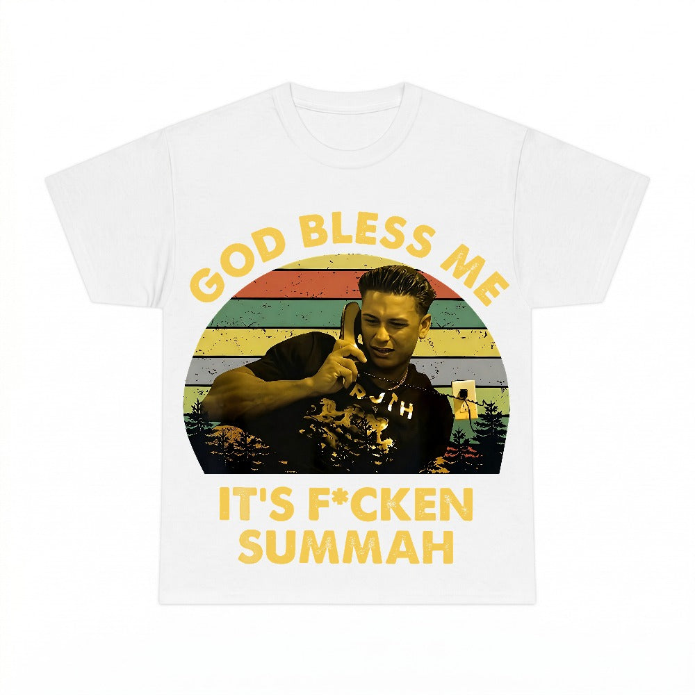 God Bless Me Summah PNG, Retro Funny Summer Sublimation Design, Beach Digital Download, Instant Download