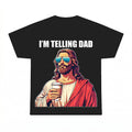 I'm Telling Dad PNG, Funny Jesus Christian Meme Sublimation Design, Religious Digital Download, Instant Download