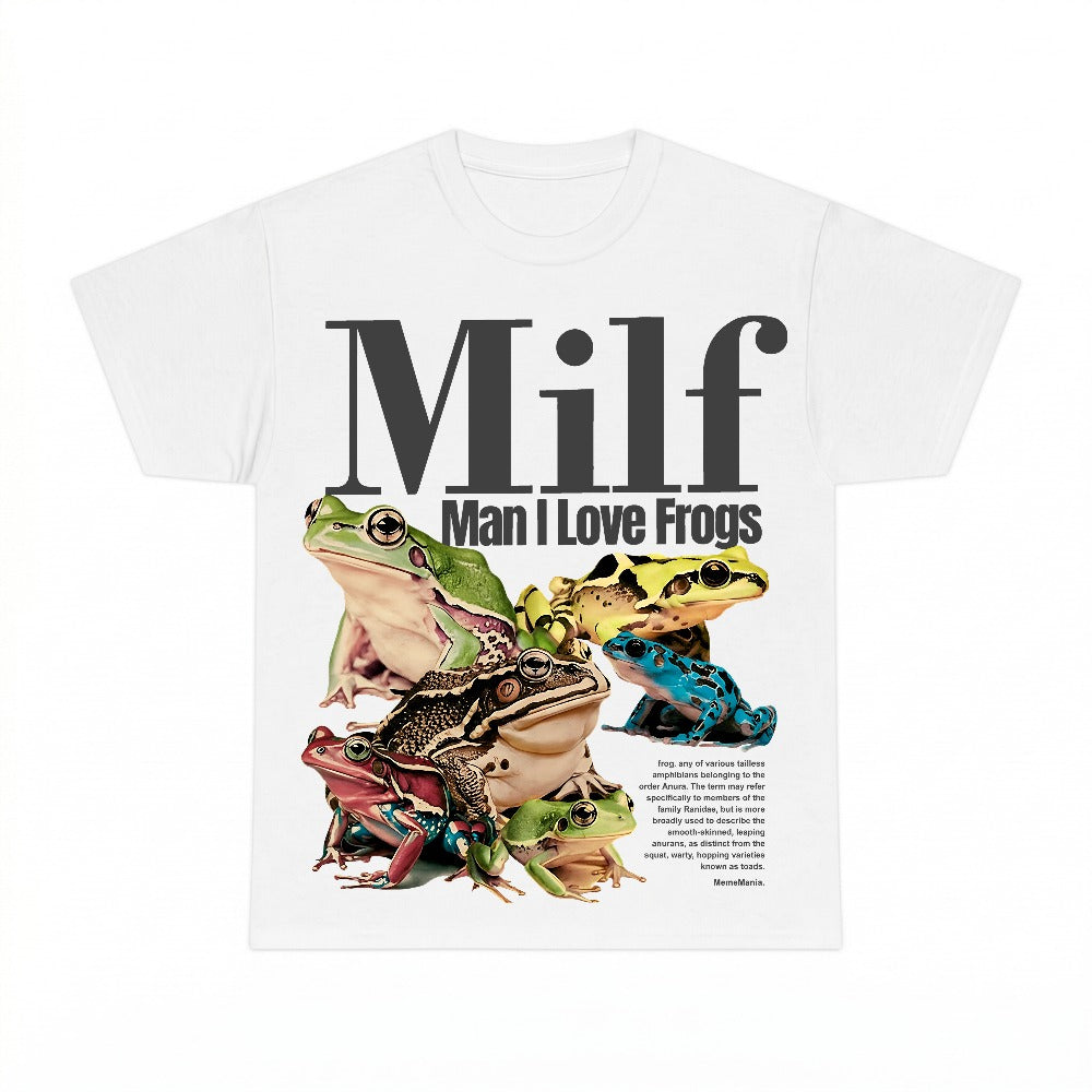 MILF Man I Love Frogs PNG, Funny Frog Lover Sublimation Design, Cute Amphibian Digital Download, Instant Download