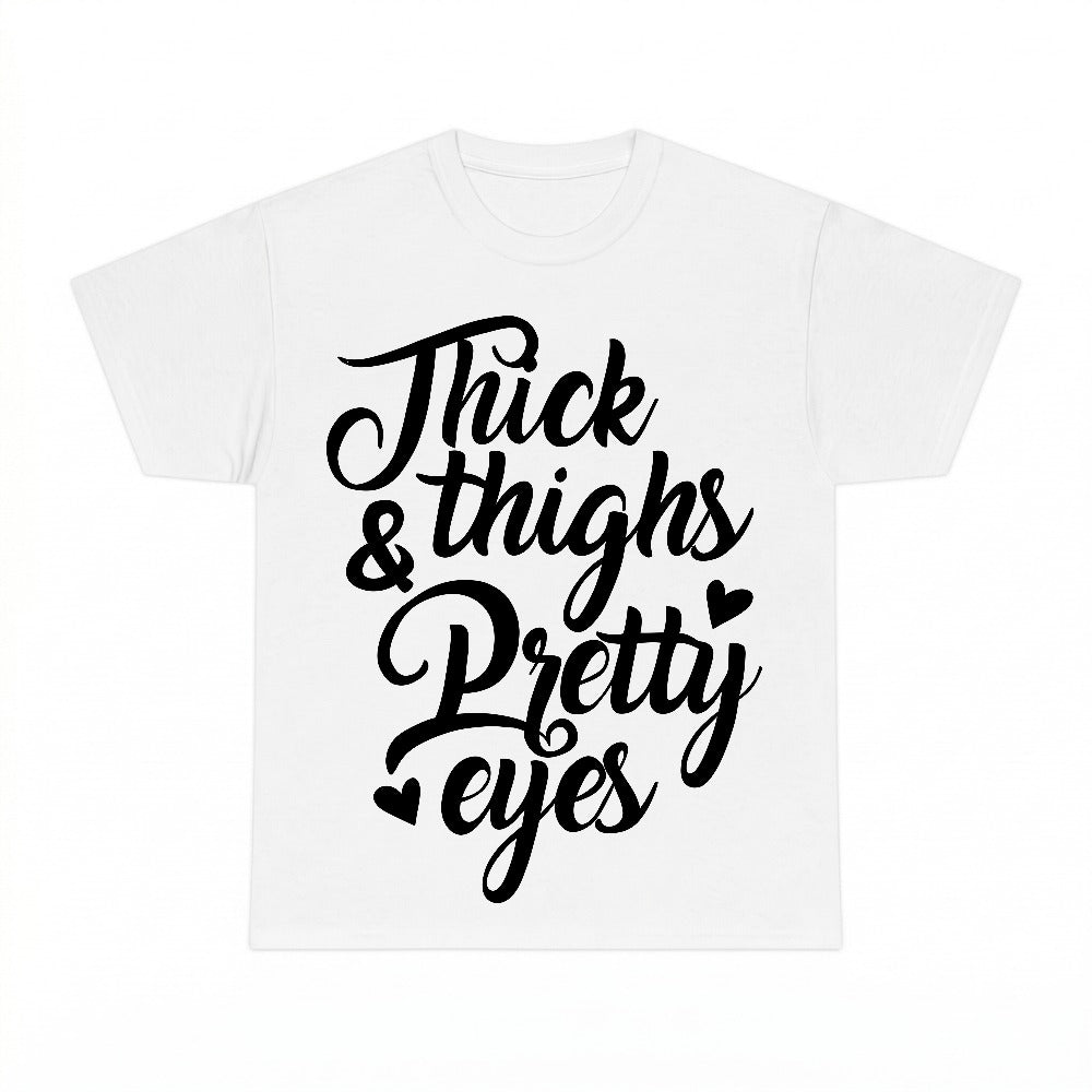 Thick Thighs & Pretty Eyes PNG, Funny Sarcastic Saying Sublimation Design, Digital Download, Instant Download