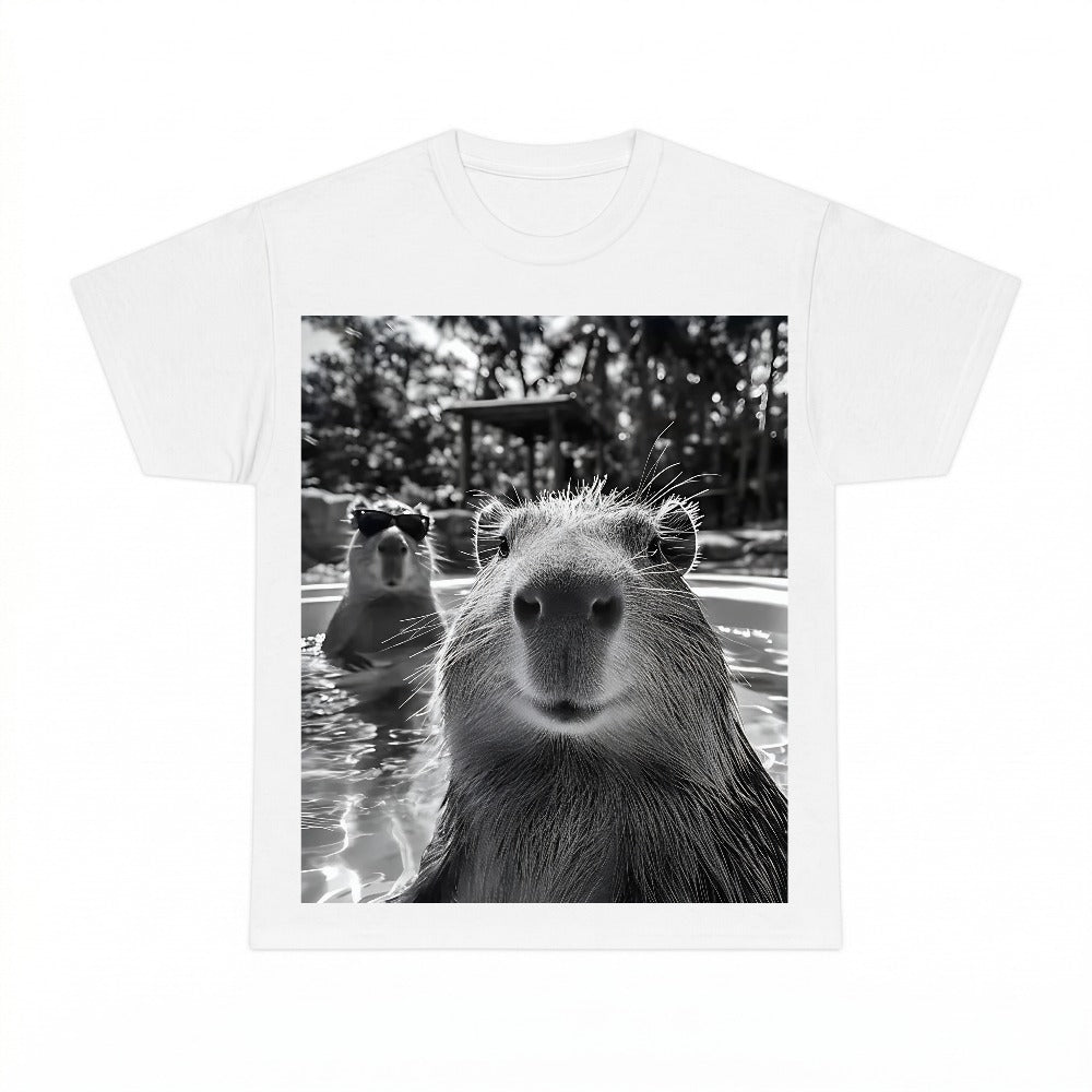 Funny Capybara Selfie PNG, Weird Animal Sublimation Design, Capybara Lover Digital Download, Instant Download