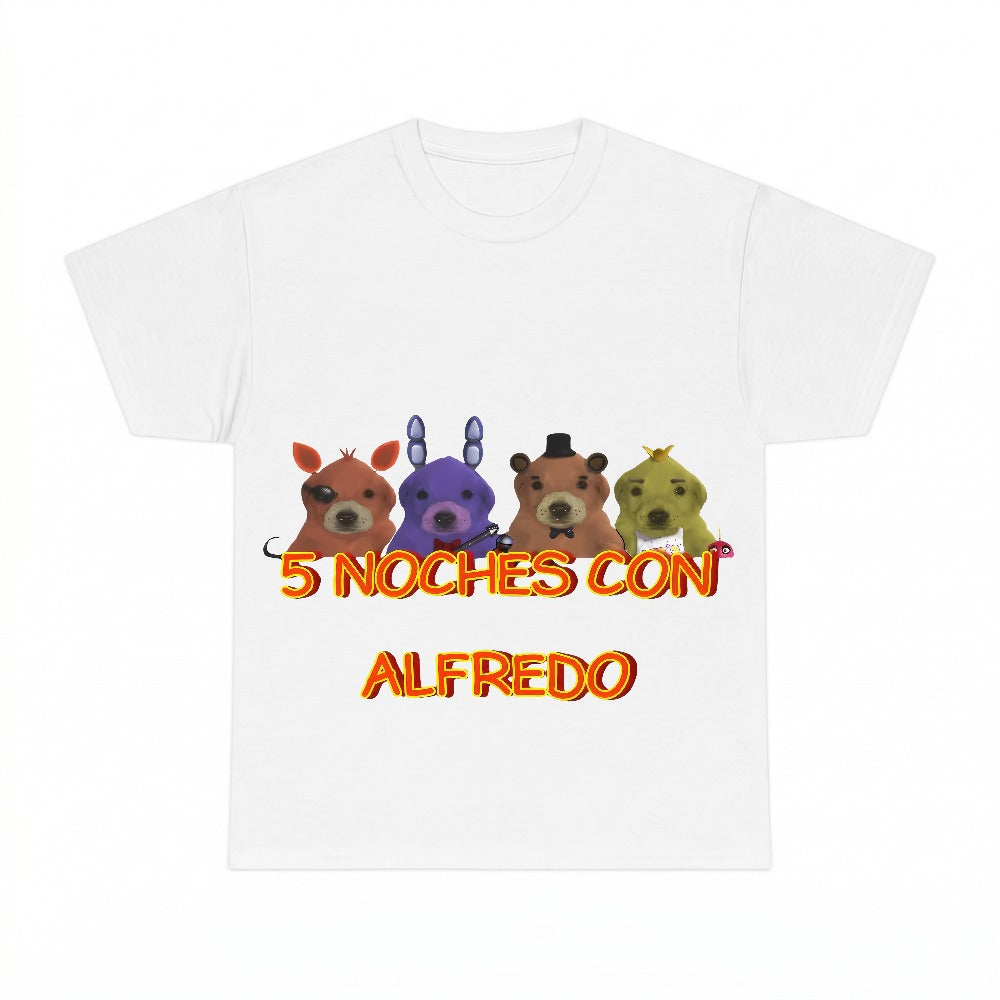 5 Noches Con Alfredo PNG, Funny Spanish Horror Meme Sublimation Design, Digital Download, Instant Download