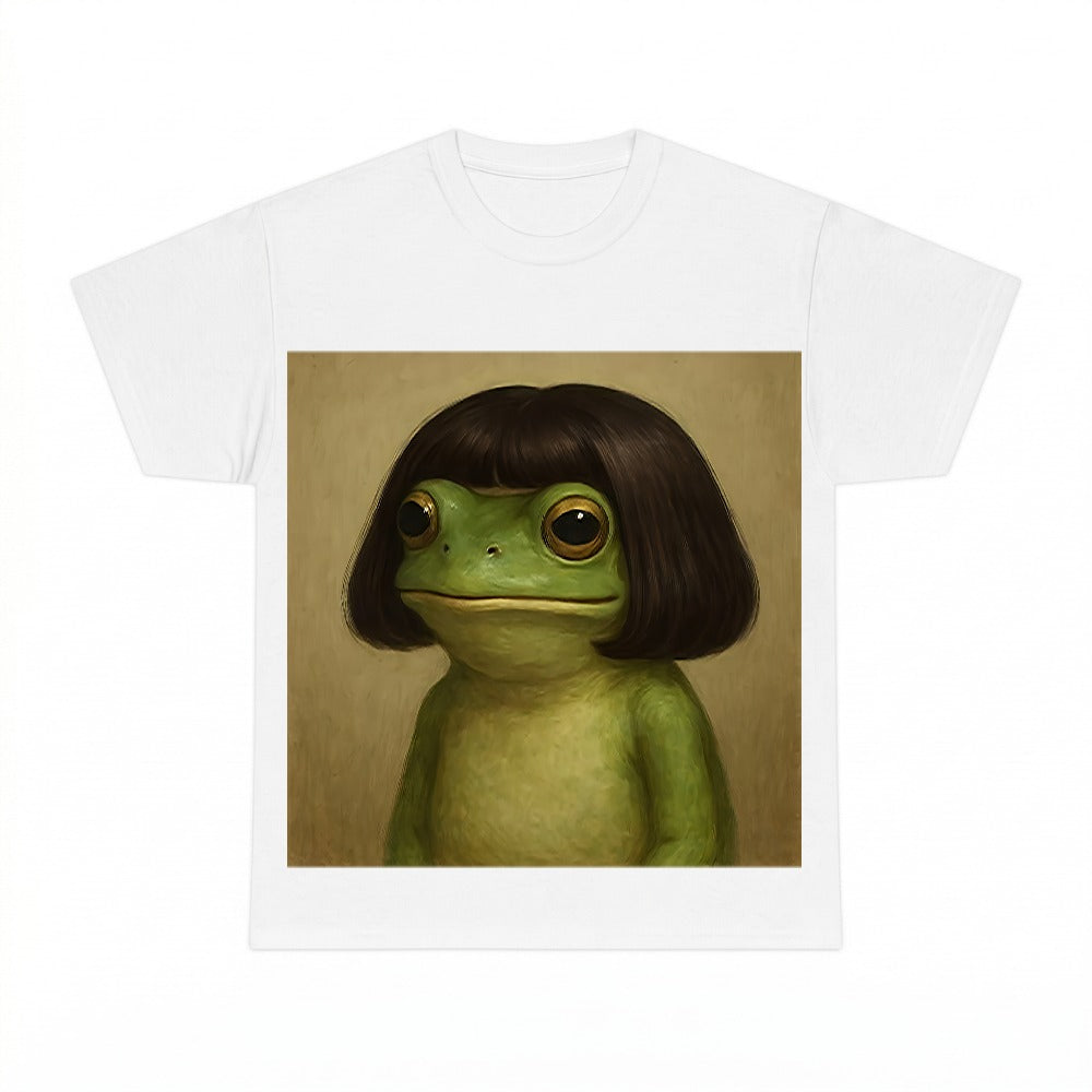 Frog With Bob Haircut Meme PNG, Funny Quirky Frog Sublimation Design, Frog Lover Digital Download, Instant Download