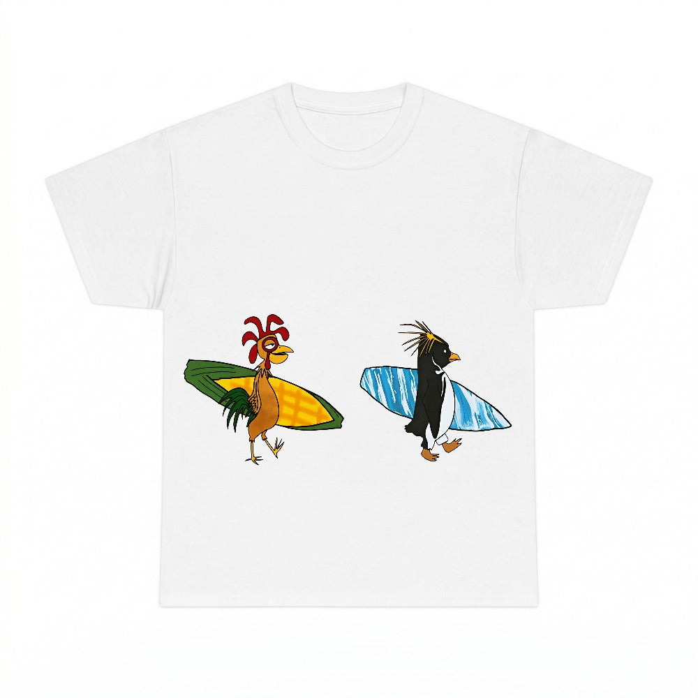 Cody Maverick & Chicken Joe Surfs Up PNG, Funny Cartoon Sublimation Design, Digital Download, Instant Download