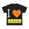 I Love Jesus Waffle PNG, Aesthetic Faith Sublimation Design, Bible Verse Christian Digital Download, Instant Download