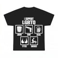 I Support LGBTQ PNG, Pride Month Sublimation Design, Social Justice Digital Download, Instant Download