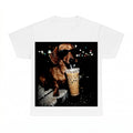 Funny Dachshund Drinking Iced Coffee PNG, Wiener Dog Sublimation Design, Dog Lover Digital Download, Instant Download