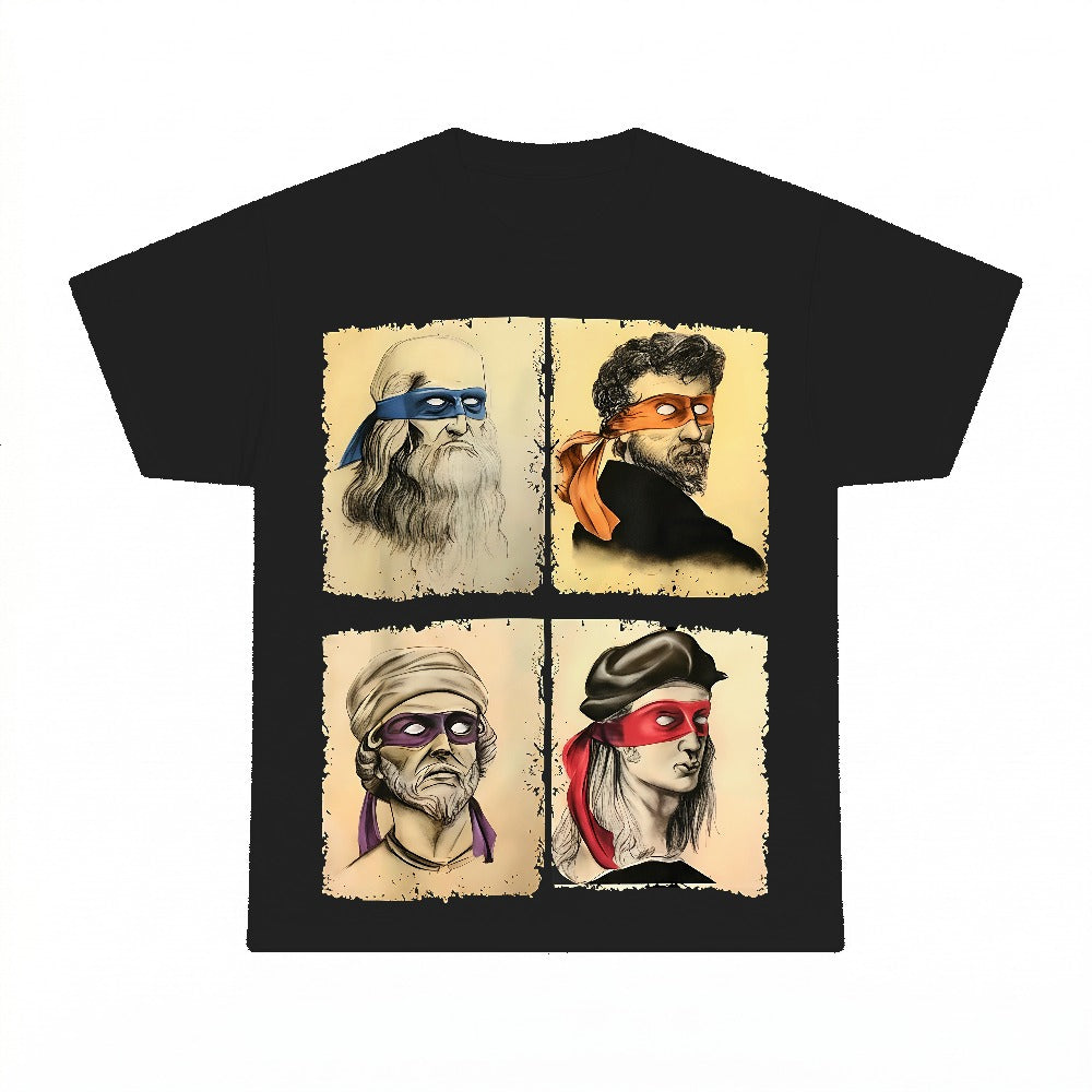 Renaissance Artists PNG, Funny Parody Pop Culture Sublimation Design, Retro Art Digital Download, Instant Download