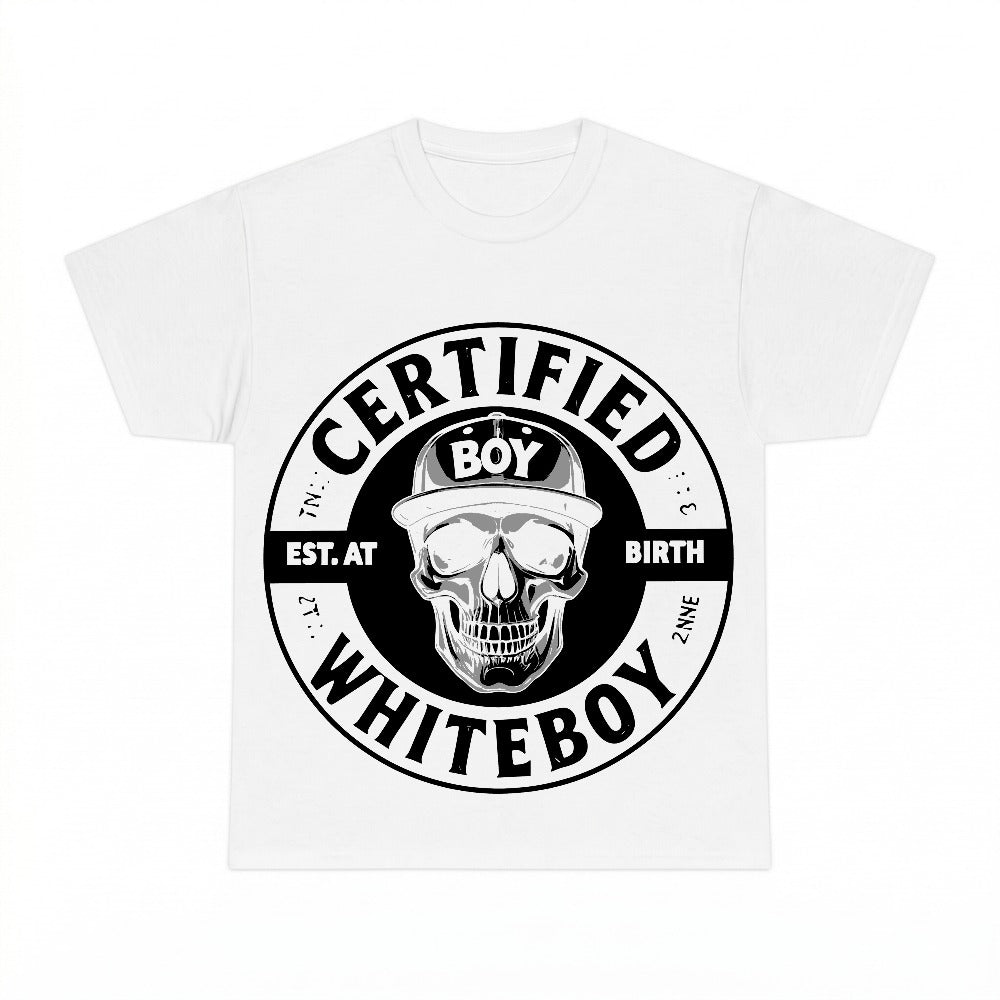 Certified Whiteboy PNG, Funny Edgy Skull Sublimation Design, Urban Streetwear Digital Download, Instant Download