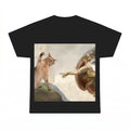 Funny Cat Creation Of Adam Meme PNG, Michelangelo Art Cat Sublimation Design, Gen Z Digital Download, Instant Download