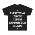 Everything I Love Is Expensive Illegal Or Blonde PNG, Funny Sublimation Design, Blonde Digital Download, Instant Download