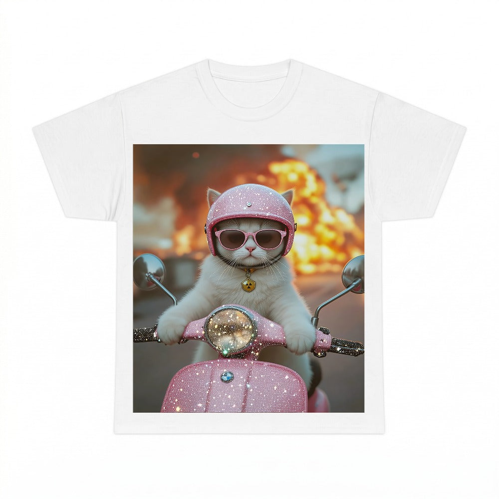 Cat Ride Off Into The Fiery Sunset PNG, Funny Vintage Cat Sublimation Design, Meme Cat Digital Download, Instant Download