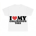 I Love My Girlfriend's Toes PNG, Funny Relationship Couple Humor Sublimation Design, Digital Download, Instant Download